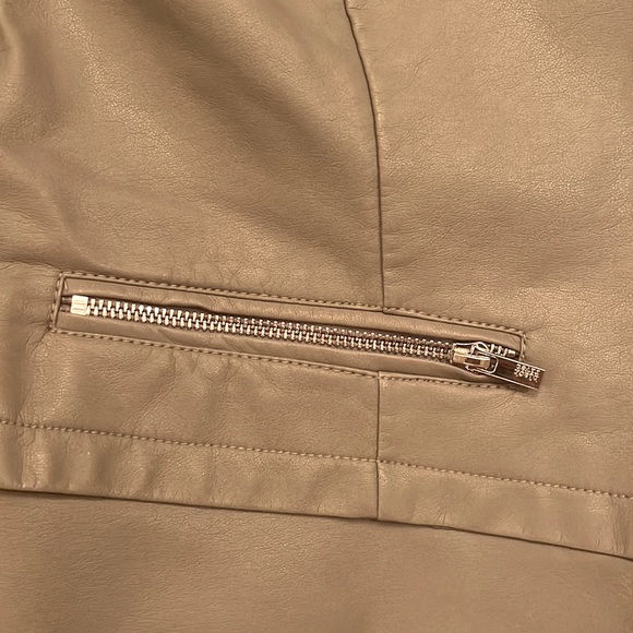 Brand New Grey Vegan Leather Jacket - Picture 4 of 6